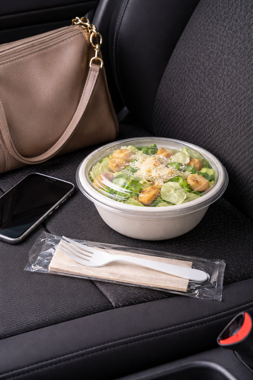 Bagasse Bowls and Lids (Round)
