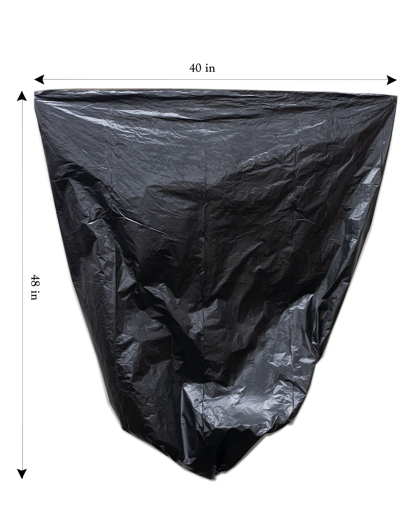 Trash Can Liners (45-Gallon, 48" x 40", 16-Micron, 200 pcs)
