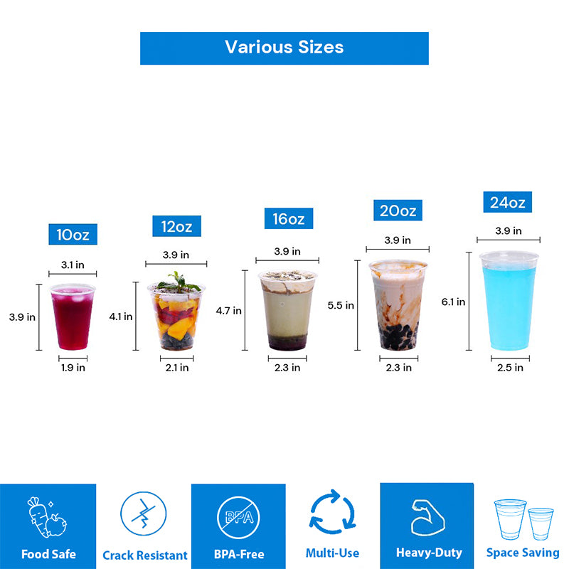 PET Cups (24 oz) - Blank