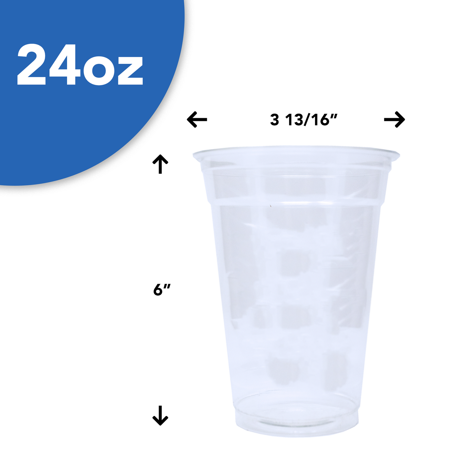 PET Cups (24 oz) - Blank