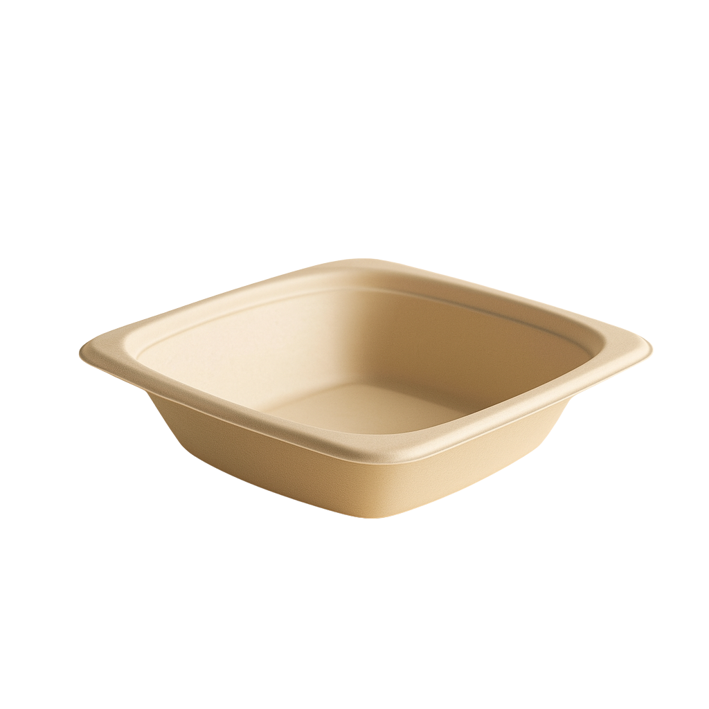 Bagasse Bowl and Lids (Square)