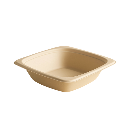 Bagasse Bowl and Lids (Square)