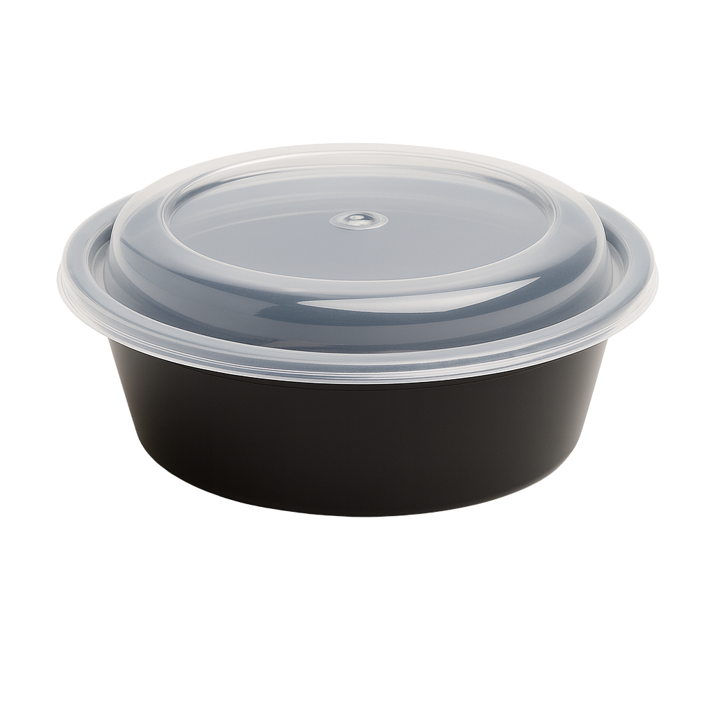 Round HD Containers with Lids
