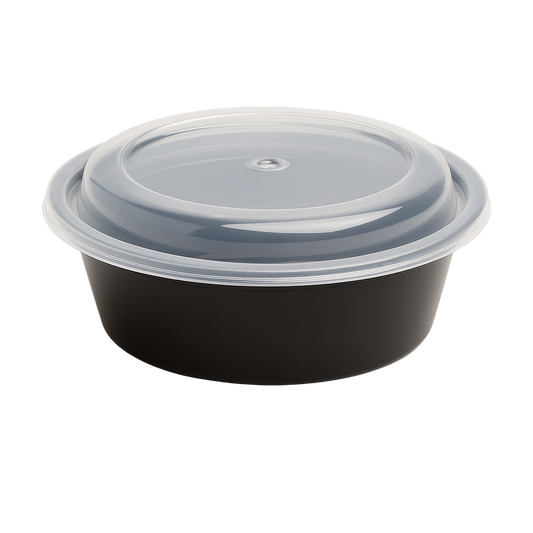 Round HD Containers with Lids