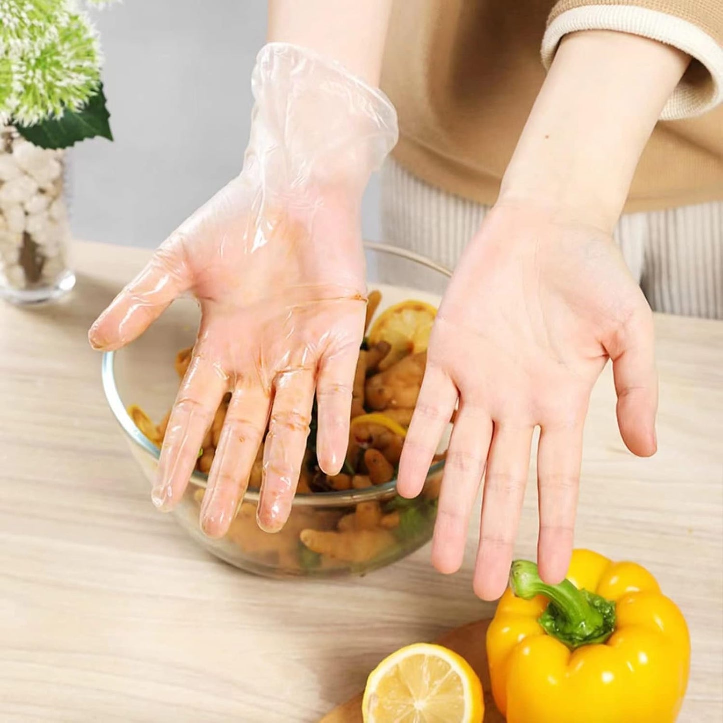 EDI Disposable Vinyl Gloves
