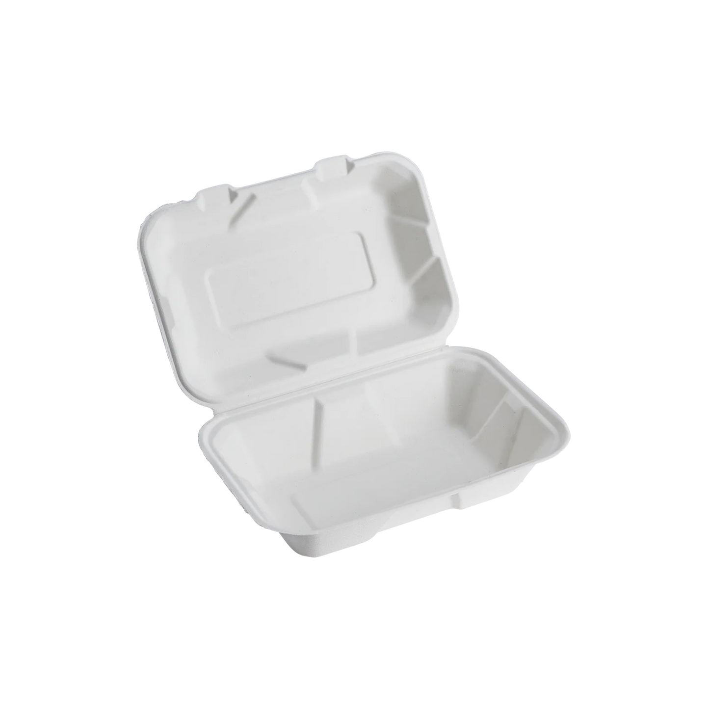 Hinged Bagasse Containers