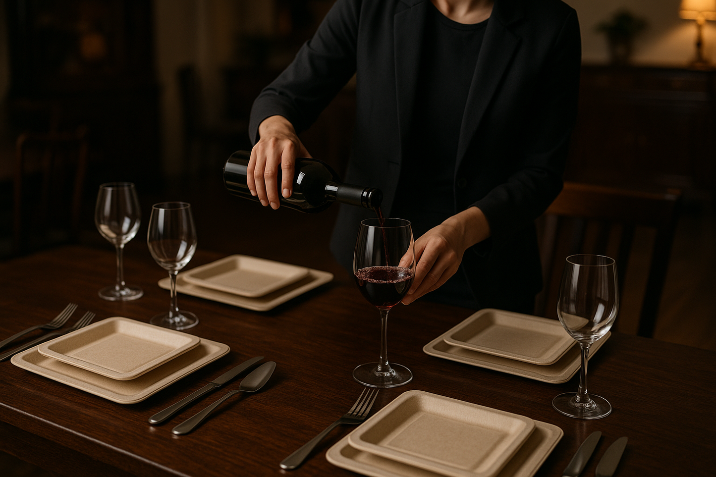 Bagasse Plates (Square)