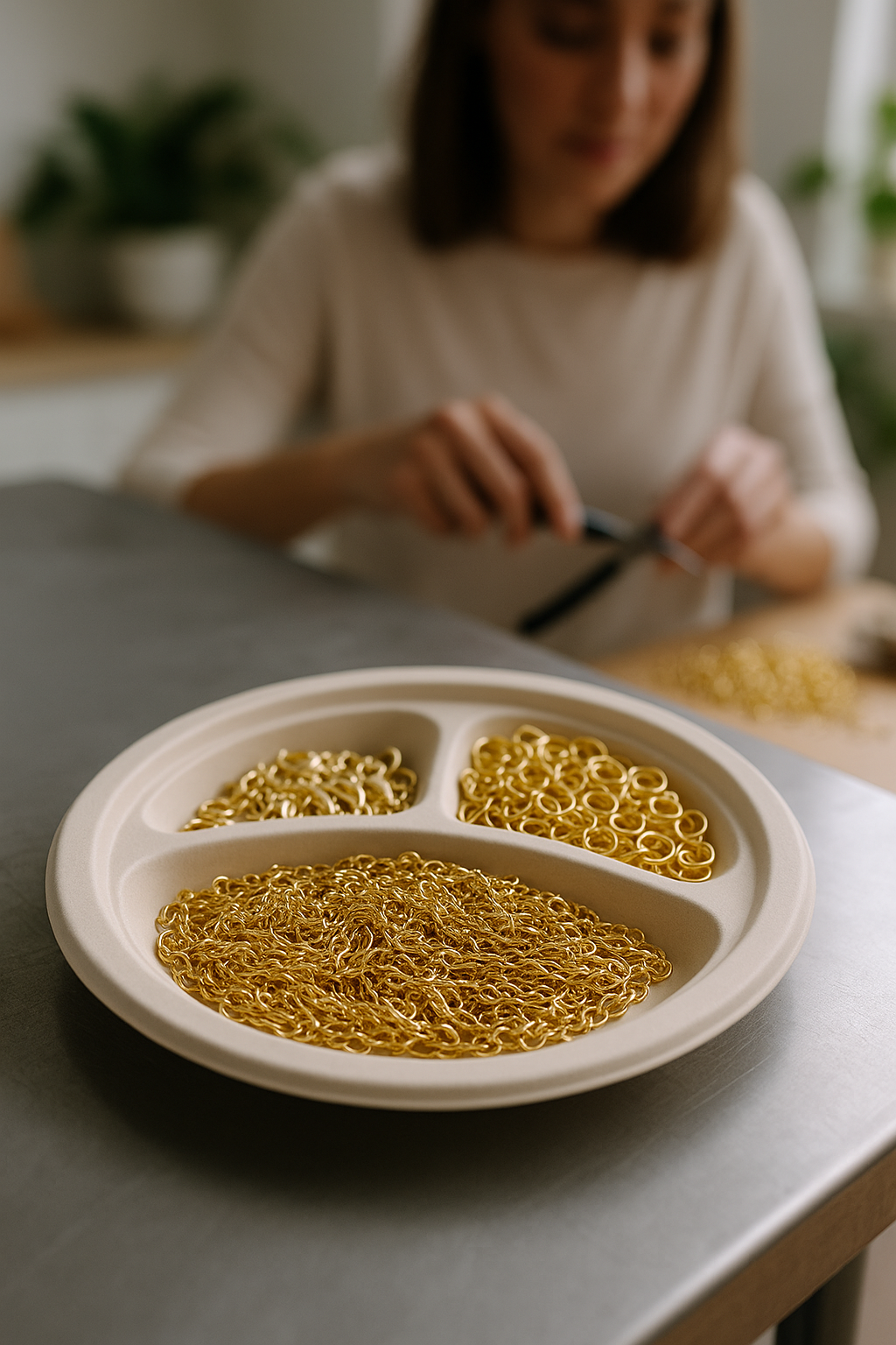 Bagasse Plates 3-Compartment (Round)