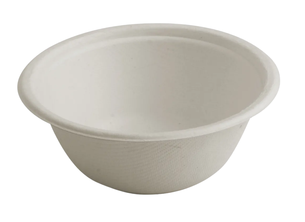 Bagasse Bowls and Lids (Round)