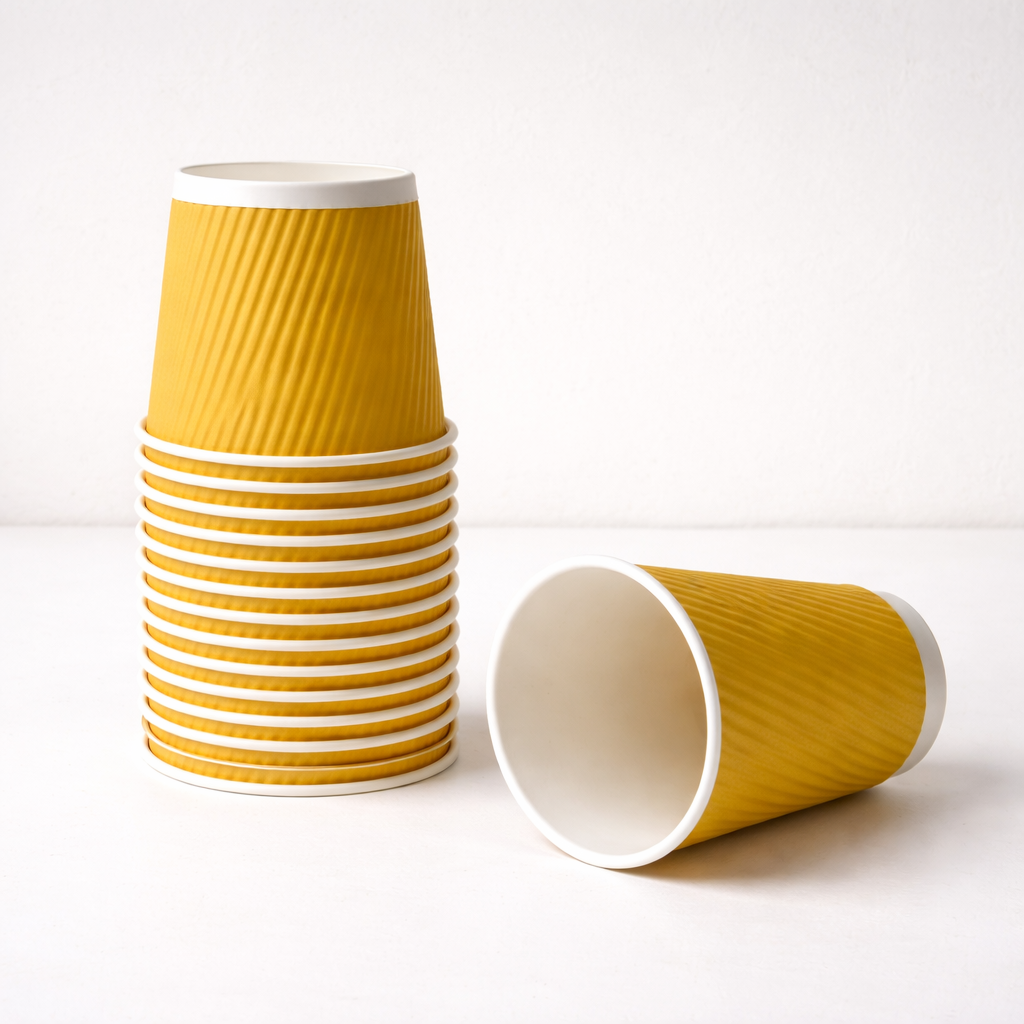 Double Wall Paper Cups (Rippled)