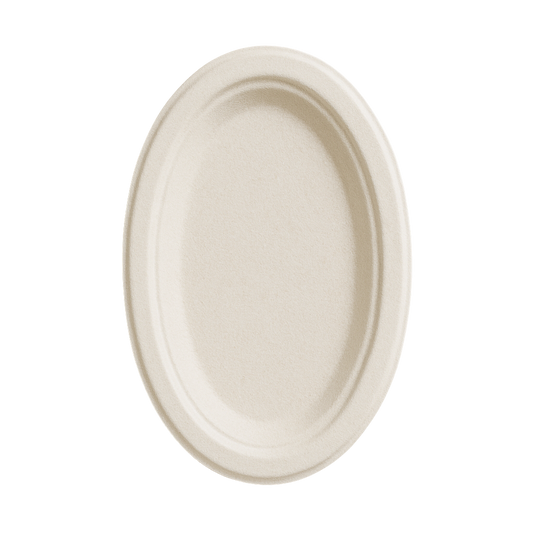 Bagasse Plates (Oval)