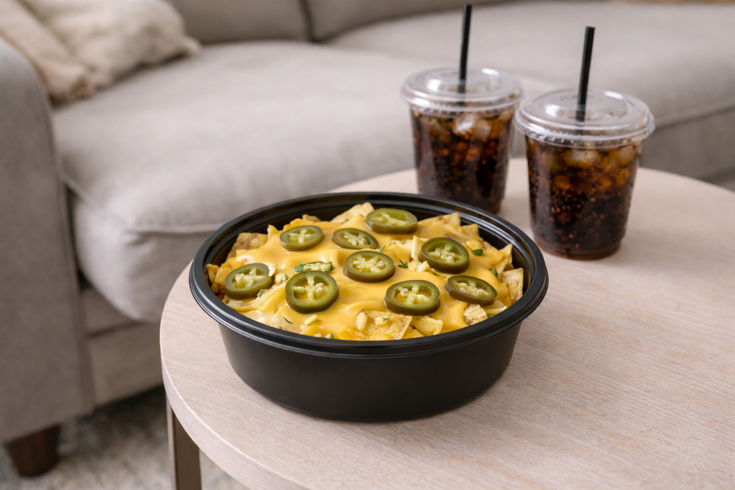Round HD Containers with Lids