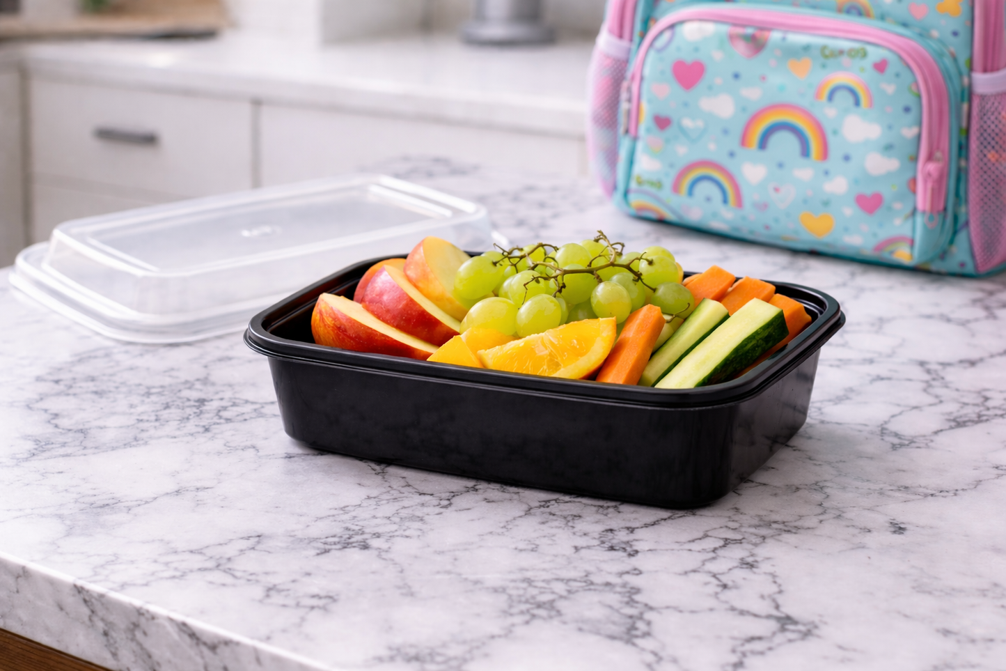 Square HD Containers with Lids