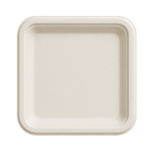 Bagasse Plates (Square)